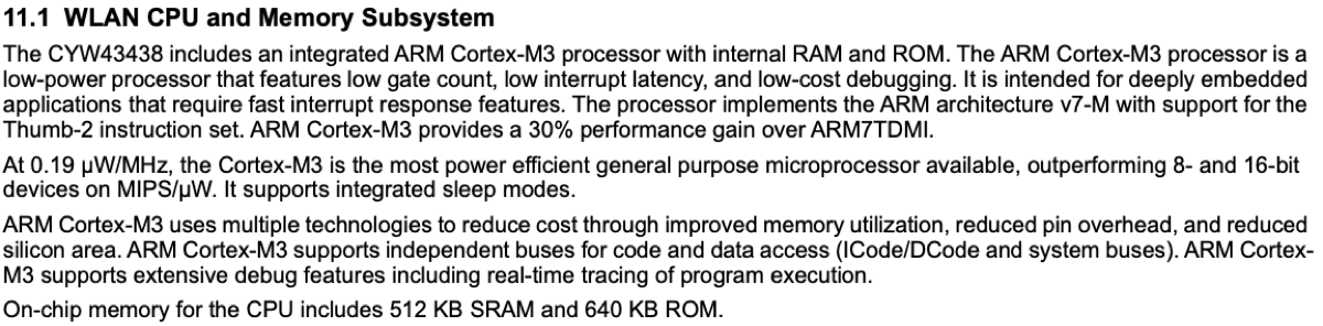 The on-chip CPU